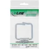 InLine Cable bracket, metal, galvanised, 40x40mm