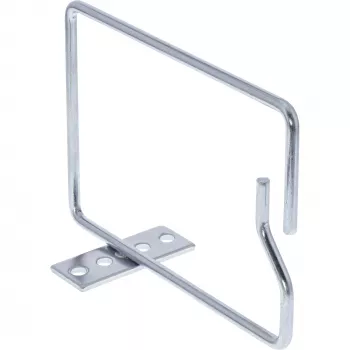 InLine Cable Bracket, Metal, Galvanised, Short Side Opening, 140x100mm