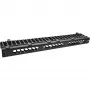 InLine 19 inch 1U Cable management panel, RAL 9005 black