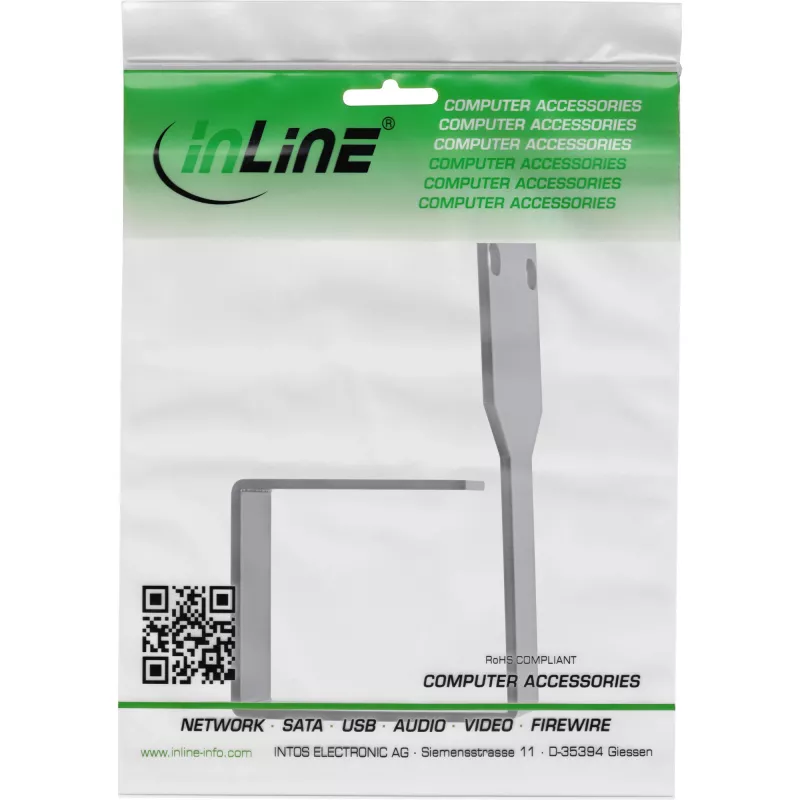 Cable bracket InLine 19110R metal 50x60mm black