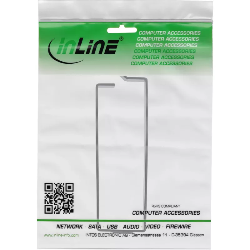 Cable bracket InLine 19110U metal 44x129mm black