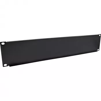 InLine 19 inch blind panel, RAL 9005 black, 3U