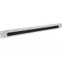 Brush panel InLine 19111E 19 inch Cable entry plate with brush RAL 7035 grey