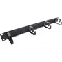 Cable management panel InLine 19111L 1U Black 19 inch with brush insert