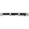 InLine 19 inch cable entry plates with brush insert and 4 brackets, 1U, RAL 7035