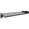 InLine 19 inch shelf, 150mm, 10kg, 1U, RAL 9005 black