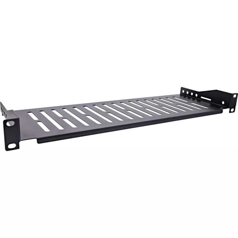 InLine 19 inch shelf, 150mm, 10kg, 1U, RAL 9005 black
