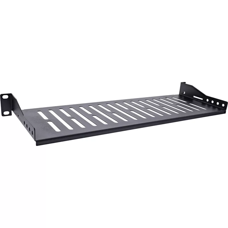 InLine 19 inch shelf, 150mm, 10kg, 1U, RAL 9005 black