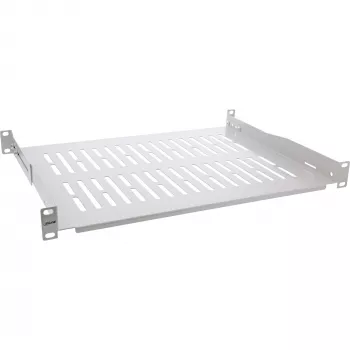 InLine 19 inch shelf, 350mm, 50kg, 1U, RAL 7035 grey