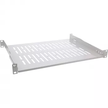 InLine 19 inch shelf, 350mm, 50kg, 1U, RAL 7035 grey