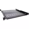 InLine 19 inch shelf, 450mm, 50kg, 1U, RAL 9005 black