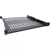 InLine 19 inch shelf, 450mm, 50kg, 1U, RAL 9005 black