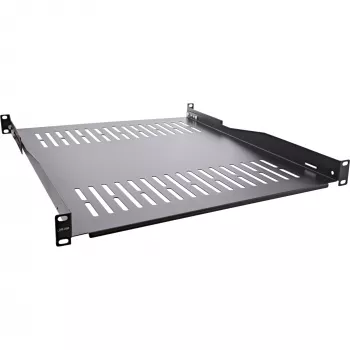 InLine 19 inch shelf, 550mm, 50kg, 1U, RAL 9005 black
