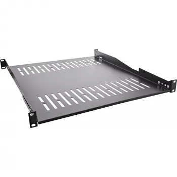 InLine 19 inch shelf, 550mm, 50kg, 1U, RAL 9005 black