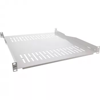InLine 19 inch shelf, 550mm, 50kg, 1U, RAL 7035 grey