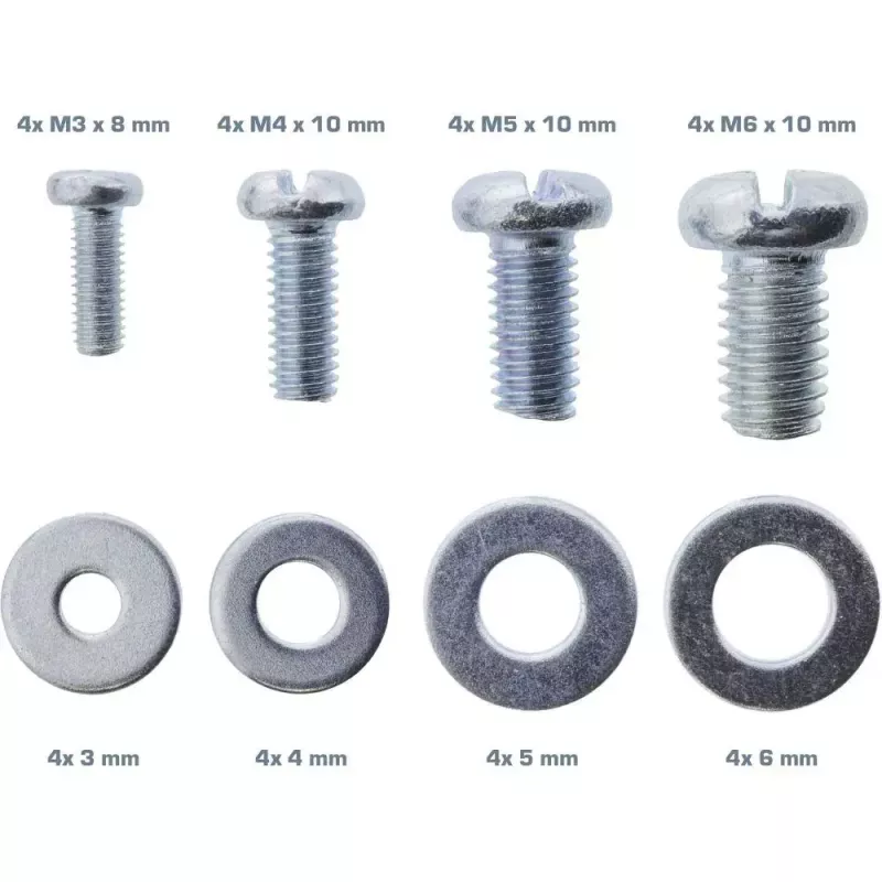 InLine Screw set 32 pieces for beamer brackets