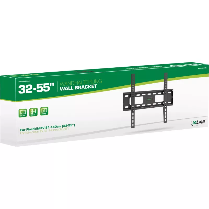 InLine Wall Bracket for TFT / LED / Plasma 81 - 140cm 32 - 55 inch max. 75kg