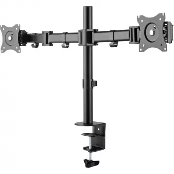 InLine Desktop bracket, for 2x TFT/LCD/LED up to 68cm (27 inch) max. 2x8 kg
