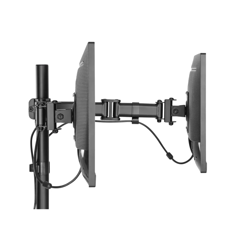 InLine Desktop bracket, for 2x TFT/LCD/LED up to 68cm (27 inch) max. 2x8 kg