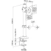 InLine Desk Bracket for TV / LED / TFT Display up to 69cm 27 inch max. 10kg