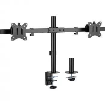 InLine Desk Mount for 2x LCD/LED Display up to 81cm 32 inch max. 9kg 23108E