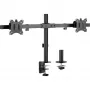 InLine Desk Mount for 2x LCD/LED Display up to 81cm 32 inch max. 9kg 23108E