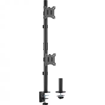 InLine Desk Bracket for 2x TV/LED/TFT Display up to 81cm 32 inch max. 9kg