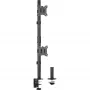 InLine Desk Bracket for 2x TV/LED/TFT Display up to 81cm 32 inch max. 9kg