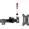 InLine Desk Bracket for 3x TV / LED / TFT Display up to 81cm 32 inch max. 7kg