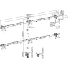 InLine Desk Bracket for 6x TV / LED / TFT Display up to 81cm 32 inch max. 7kg black