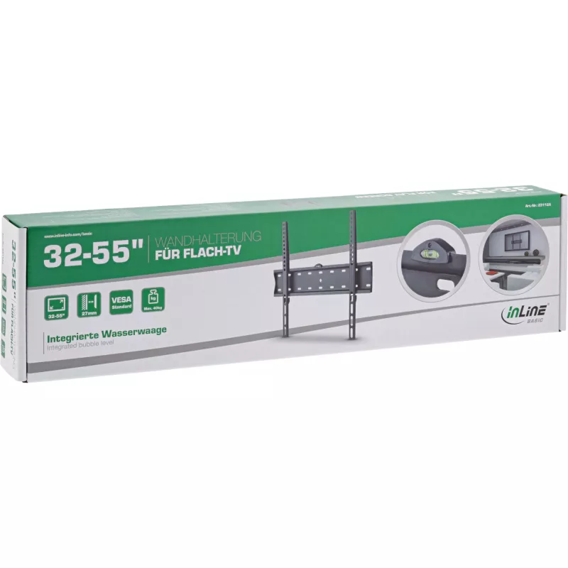 Wall mount InLine Basic 23112A for flat screen TV 32-55 inch