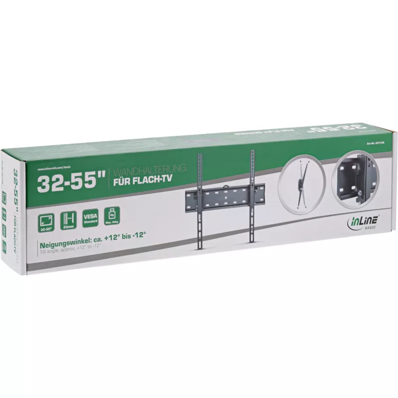 Wall mount InLine Basic 23113A for flat screen TV 32-55 inch