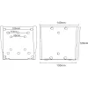 InLine Wall Bracket for TFT 33-69cm 13-27 inch max. 30kg