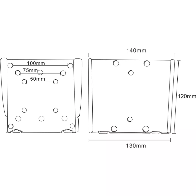 InLine Wall Bracket for TFT 33-69cm 13-27 inch max. 30kg