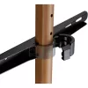 InLine woodstand TV Floor Stand Tripod for 45-65 inch Displays, Walnut, Max 40 kg, VESA 200x200 to 600x400, Height Adjustable, Cable Management