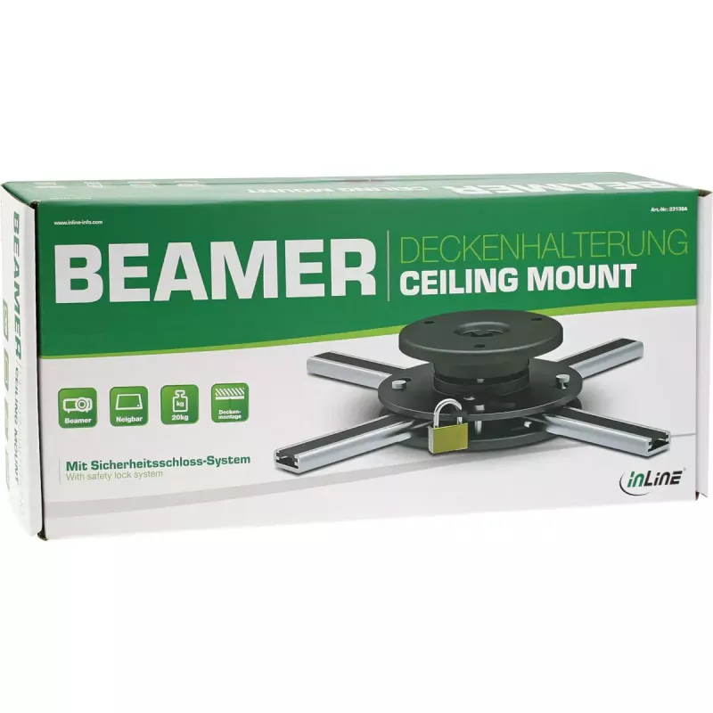 InLine Wall Mount Projector / Beamer Bracket max. 20kg