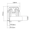 Passive Holder InLine 23152B for Media Streaming Box 26-39mm
