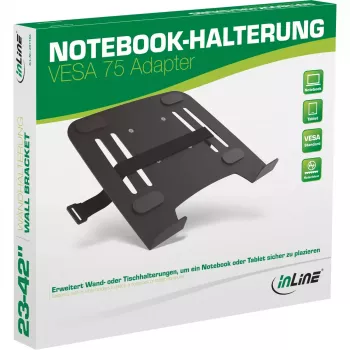 InLine Notebook Mount / Holder with VESA 75 Adapter