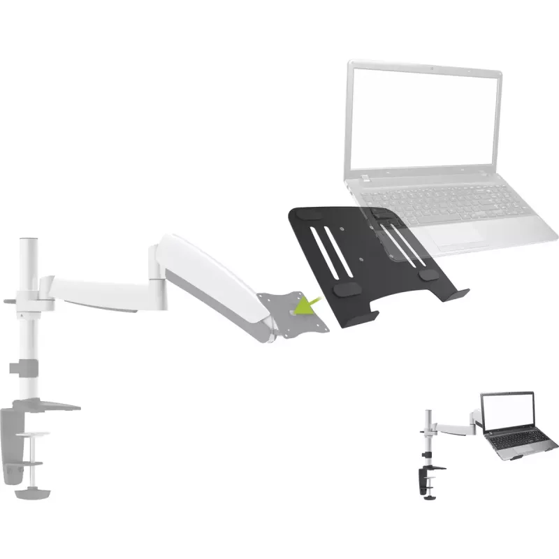 InLine Notebook Mount / Holder with VESA 75 Adapter