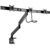 InLine Desktop mount with lifter and USB3.0, movable, for 3 displays up to 27 inch