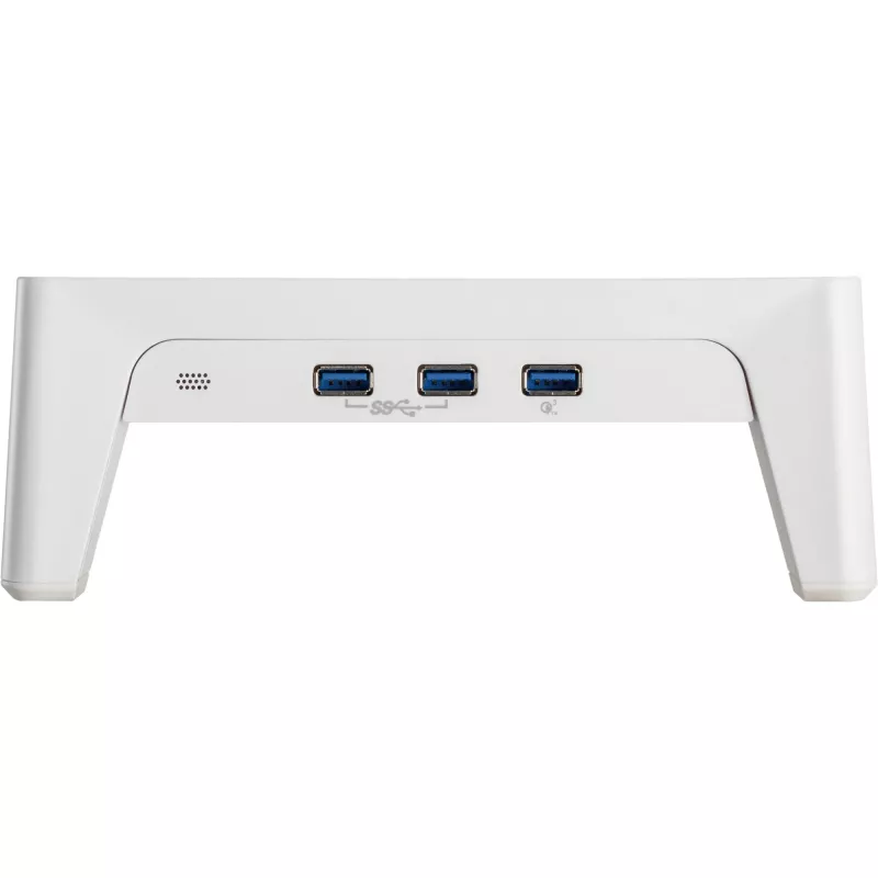 InLine Monitor Platform+, 2x USB 3.2 Gen1 and QC3 charging, 80mm, max. 15kg