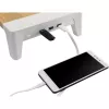 InLine Monitor Platform+, 2x USB 3.2 Gen1 and QC3 charging, 80mm, max. 15kg