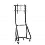 INLINE 23177A Mobile TV Cart for 37-80 inch LED TVs, 80 kg Load, Black