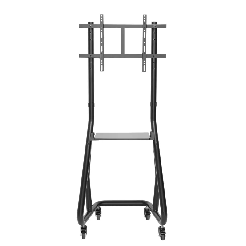 INLINE 23177A Mobile TV Cart for 37-80 inch LED TVs, 80 kg Load, Black