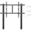 INLINE 23177A Mobile TV Cart for 37-80 inch LED TVs, 80 kg Load, Black