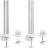 InLine 23181F Slatwall Table Mount Panel Aluminium 1 m with 2 Pillars 0.86 m