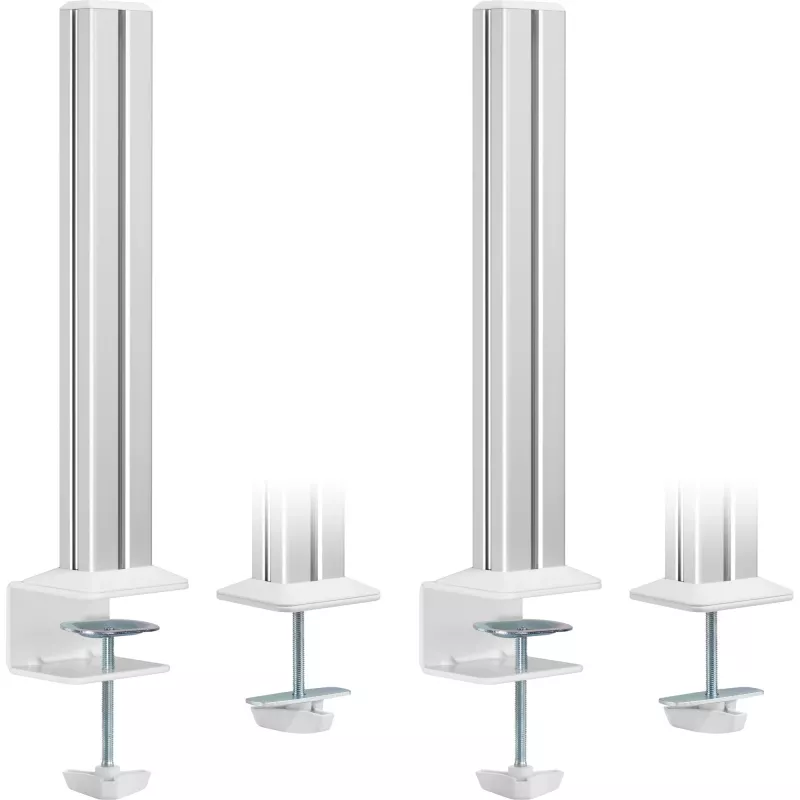 InLine 23181F Slatwall Table Mount Panel Aluminium 1 m with 2 Pillars 0.86 m