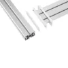 InLine 23181F Slatwall Table Mount Panel Aluminium 1 m with 2 Pillars 0.86 m