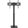InLine TV Stand Height Adjustable for 37-70 inch LED TVs, Max 40 kg, VESA 200x200 to 600x400, Black