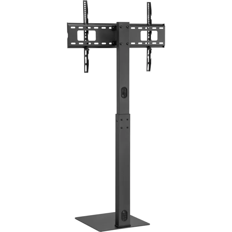 InLine TV Stand Height Adjustable for 37-70 inch LED TVs, Max 40 kg, VESA 200x200 to 600x400, Black